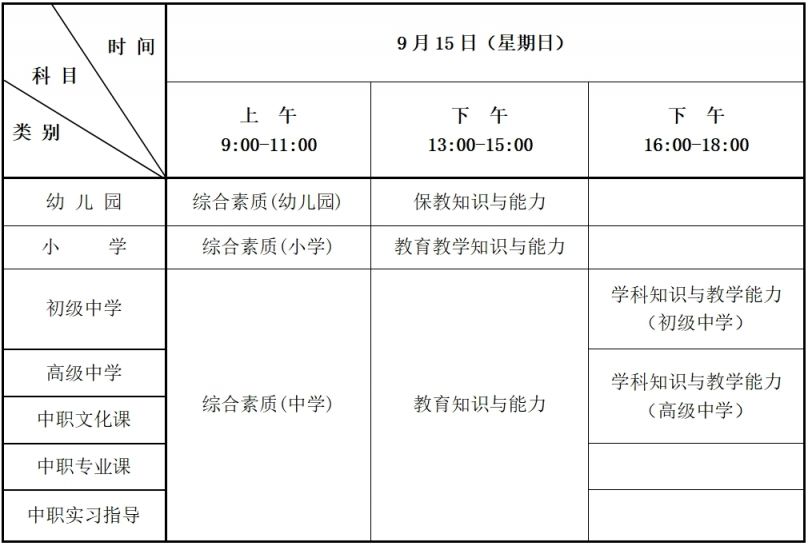 2024下半年河北教师资格笔试报名公告
