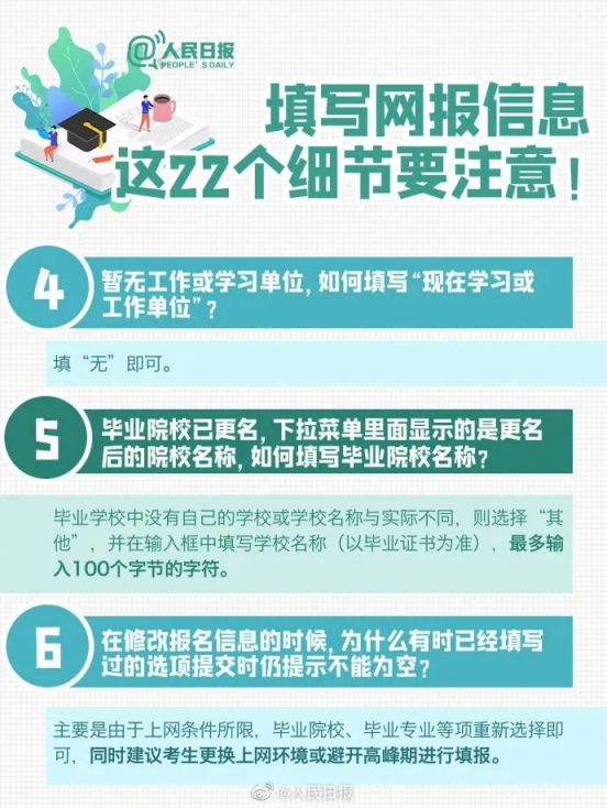 2021四川考研预报名填报细节