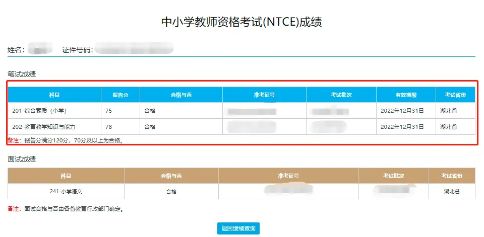 2024年教师资格证笔试成绩查询入口汇总