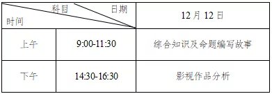 2022郴州编导类艺考安排一览（时间+地点+科目）