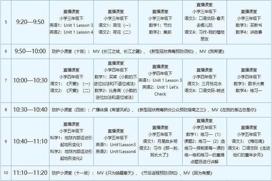 中国教育电视台cetv4同上一堂课课程表(2月24日-28日)