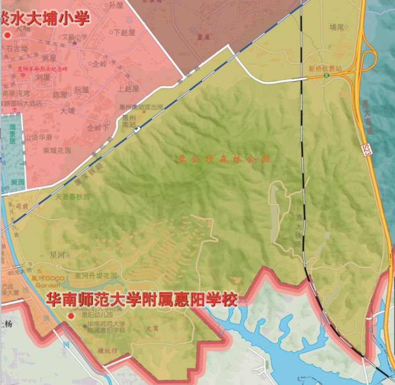 惠阳淡水街道公办小学学区划分