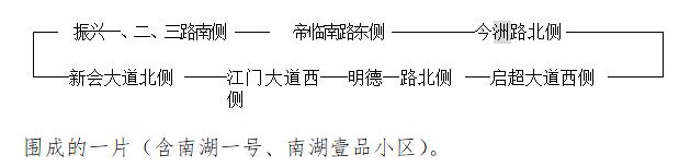 新会圭峰会城初中学区划分图（2025年）