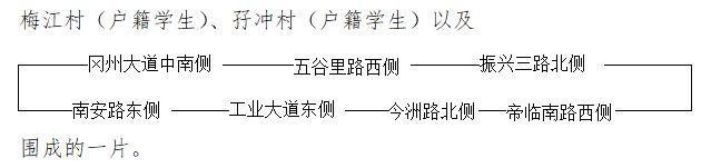 新会圭峰会城初中学区划分图（2025年）