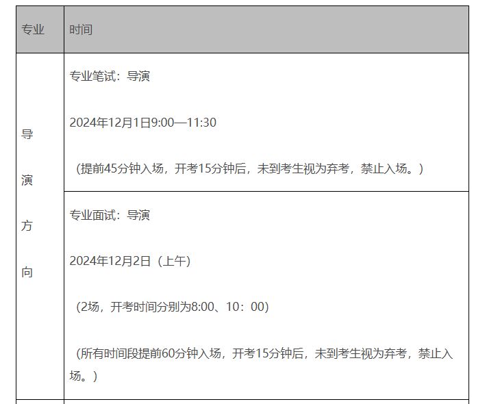 江西省2025年表（导）演类专业统考南昌大学考点及考试安排