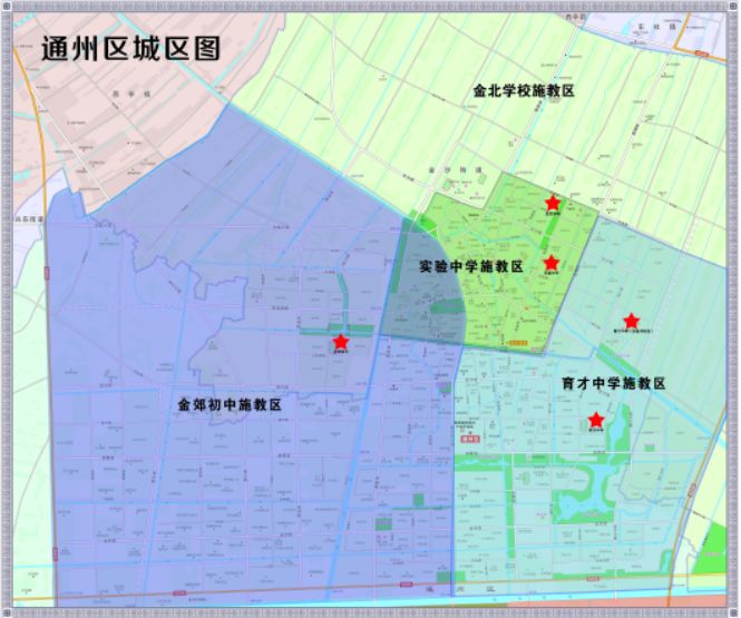 2023南通小升初施教区范围（附图）