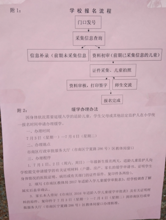 2017年青岛新昌路小学招生简章