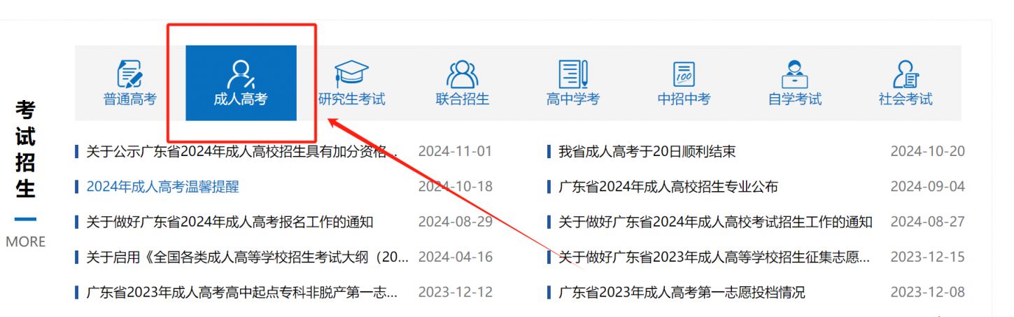 2024广东成人高考成绩查询入口https://eea.gd.gov.cn/