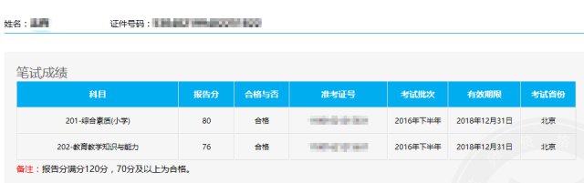 2021河北省教师资格笔试成绩什么时候公布？