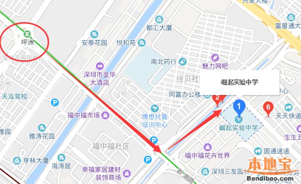 剑桥少儿英语考试深圳考点地址、地铁指引